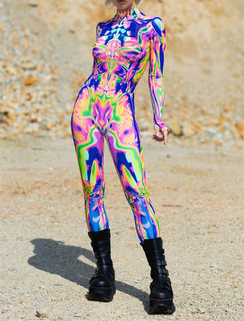 3D Digital Printing One-piece Play Costume