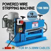 Automatic Wire Stripping Machine with 11 Channels and 10 Blades