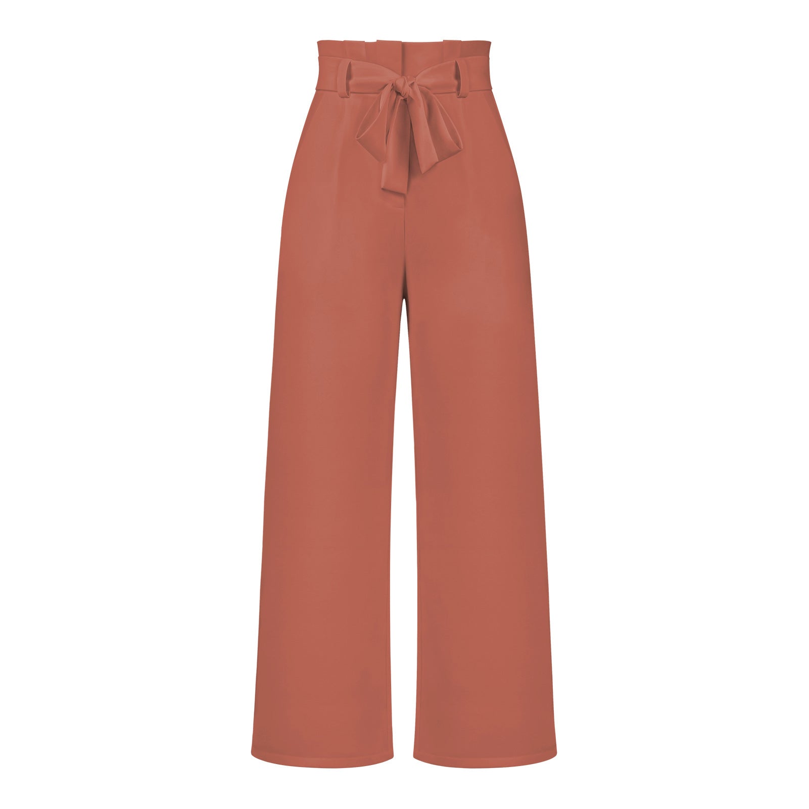 Women's Ice Silk Casual Wide-Leg Trousers