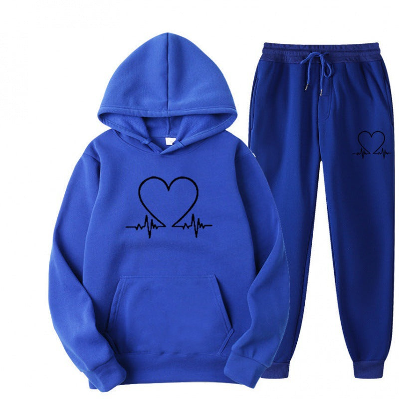 Cozy Fleece Hooded Sweatshirt & Jogger Set