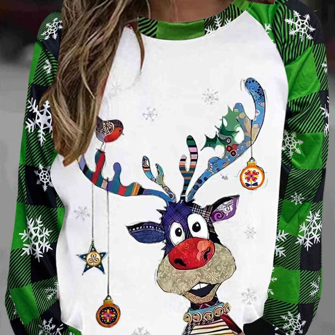 Women's Casual 3D Digital Printing Sweater