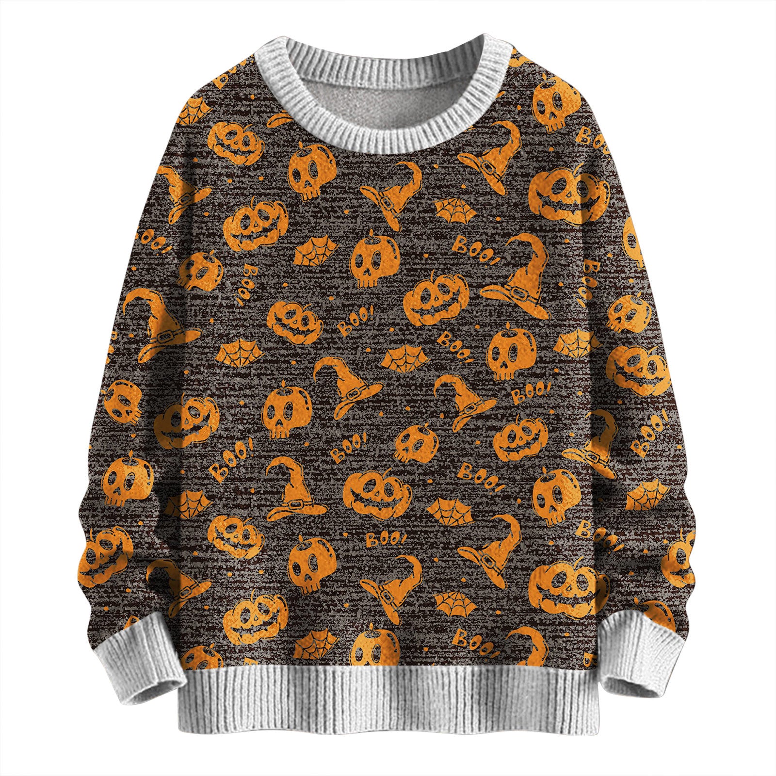 Unisex Printed Crewneck Sweater - Cozy Stylish Pullover