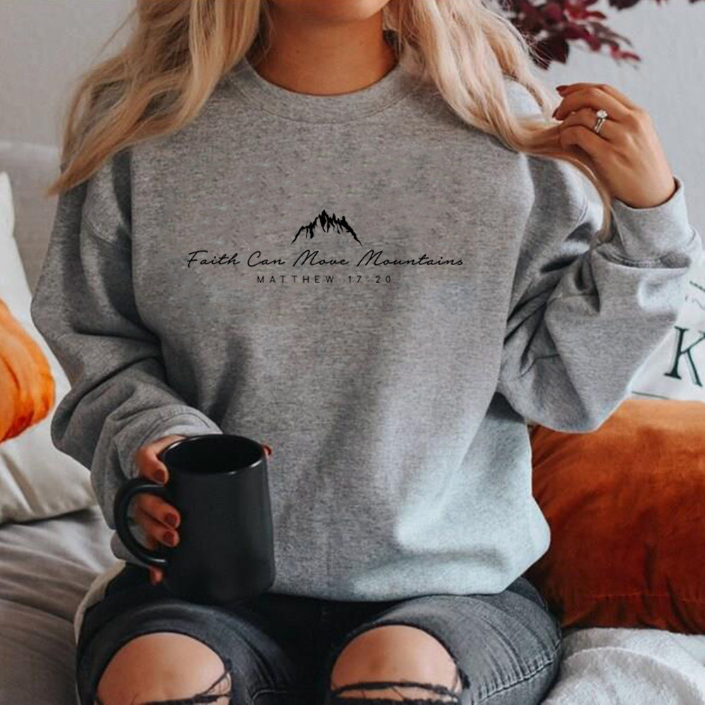 Chic Floral Print Long Sleeve Pullover for Women