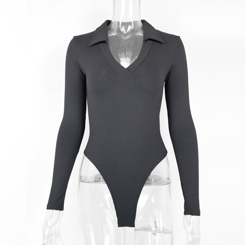 Women's Sexy Slim-Fit Long-Sleeve Jumpsuit