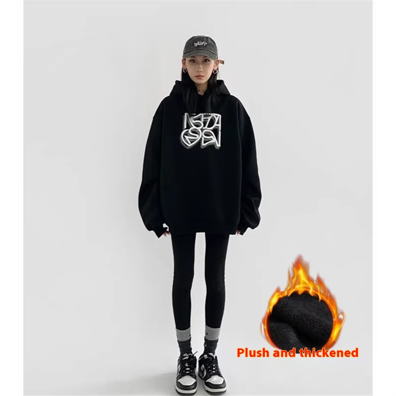Women's Pure Cotton Heavyweight Hooded Sweatshirt