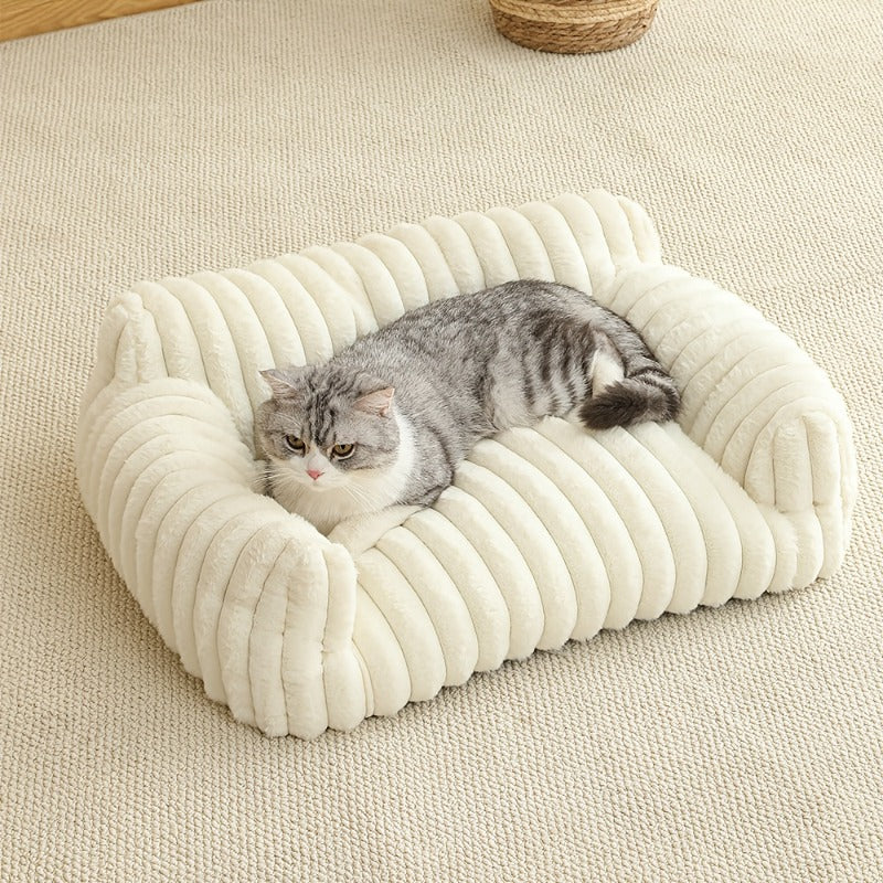 1Pc Of Comfortable Cat Sofa, Cute And Soft Cat Bed, Cat House, Breathable Cat Bed, Sleeping Basket Suitable For Cats Of All Sizes To Sleep In All Seasons, Pet Sleeping Bed, Cozy Pet Nest, Modern Pe...