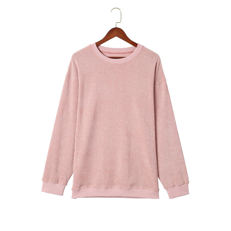 Cozy Solid Color Women's Knitted Pullover Sweater