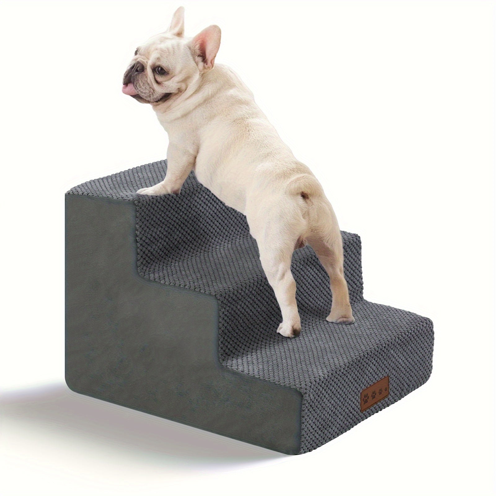 2, 3, 4, 5 Step Dog Stairs - Non-slip, Washable, Pet Stairs For Small/medium/large Dogs