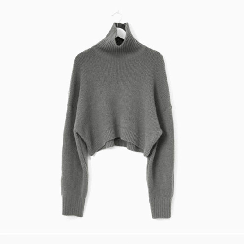 High Neck Thickened Warm and Good Quality Pullover Sweater