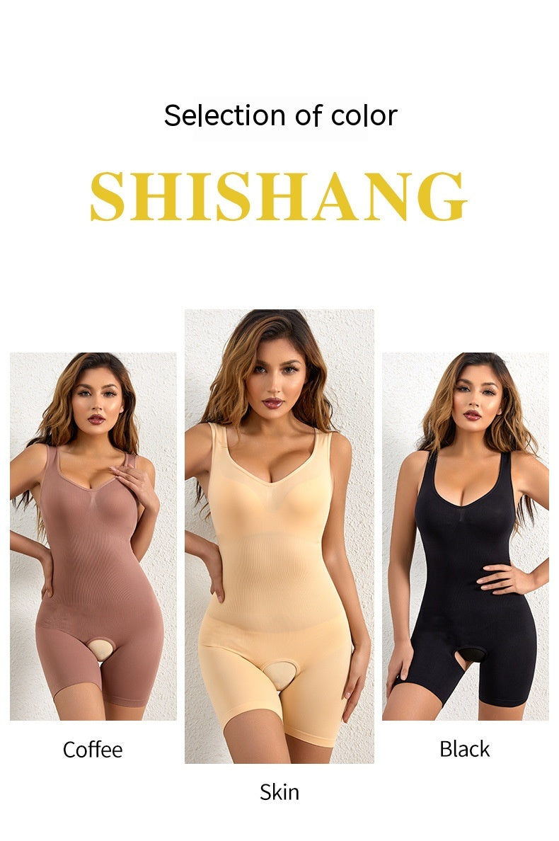 Seamless Postpartum Waist Trainer & Body Shaper Bodysuit
