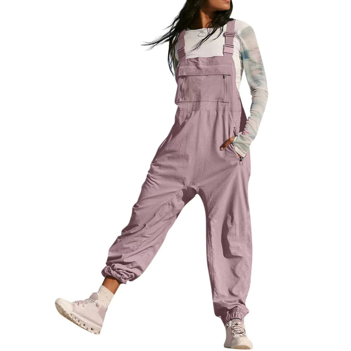 Working Bib Top Pants Amazon Fashion Leisure Tappered Jumpsuit