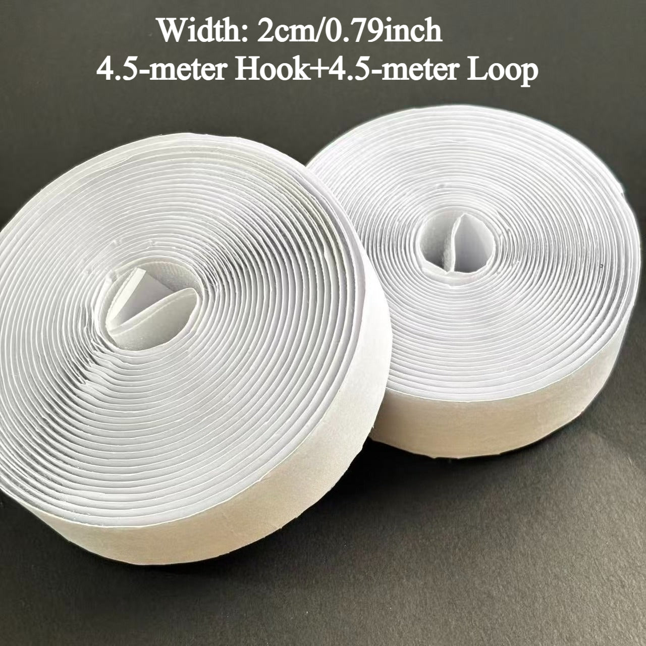 Heavy-Duty Hook and Loop Adhesive Tape in 2.5m and 4.5m Lengths