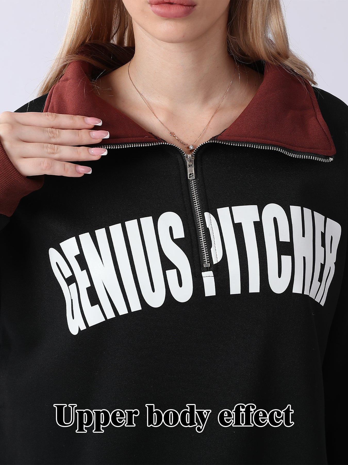 Cozy Women's Long-Sleeve Sweatshirt for Daily Comfort