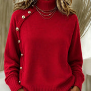 Women's Fashionable Casual Knitted Sweater