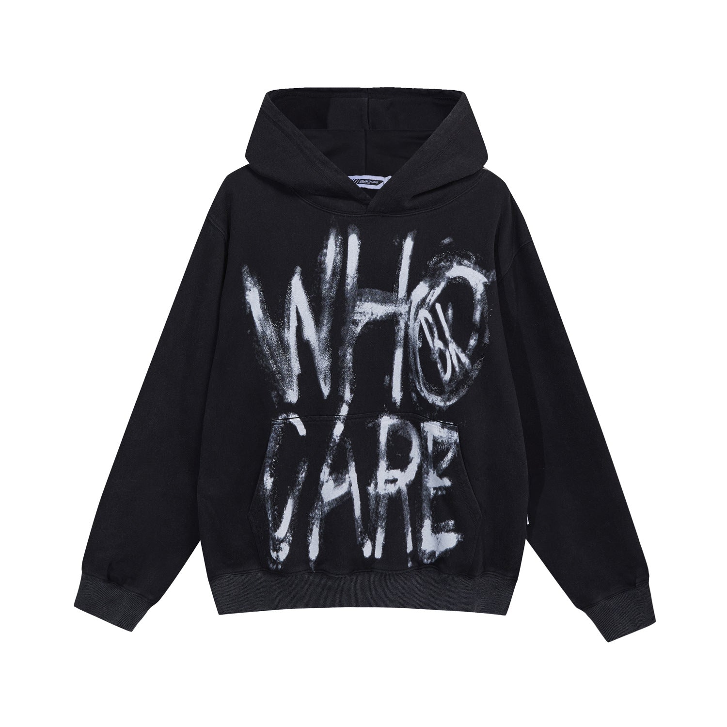 Tie-Dye Graffiti Loose Hooded Sweatshirt