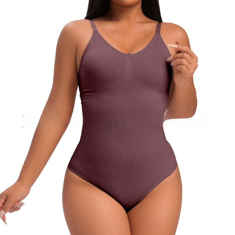 Seamless T-Back Bodybuilding Jumpsuit & Shapewear