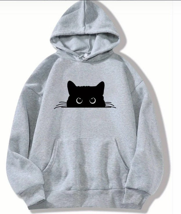 Floral Print Drawstring Sweatshirt for Women