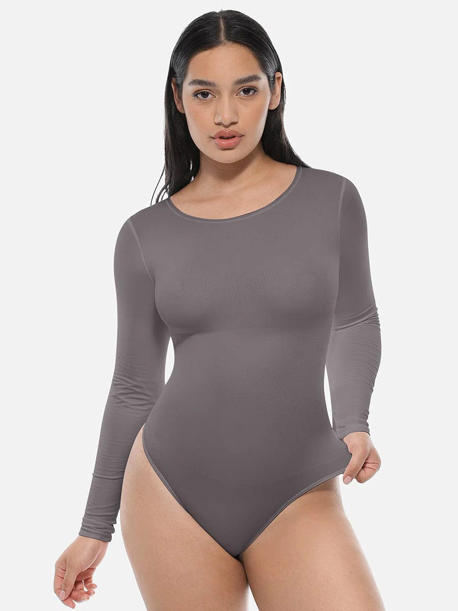 Seamless Long Sleeve Shapewear Slimming Bodysuit