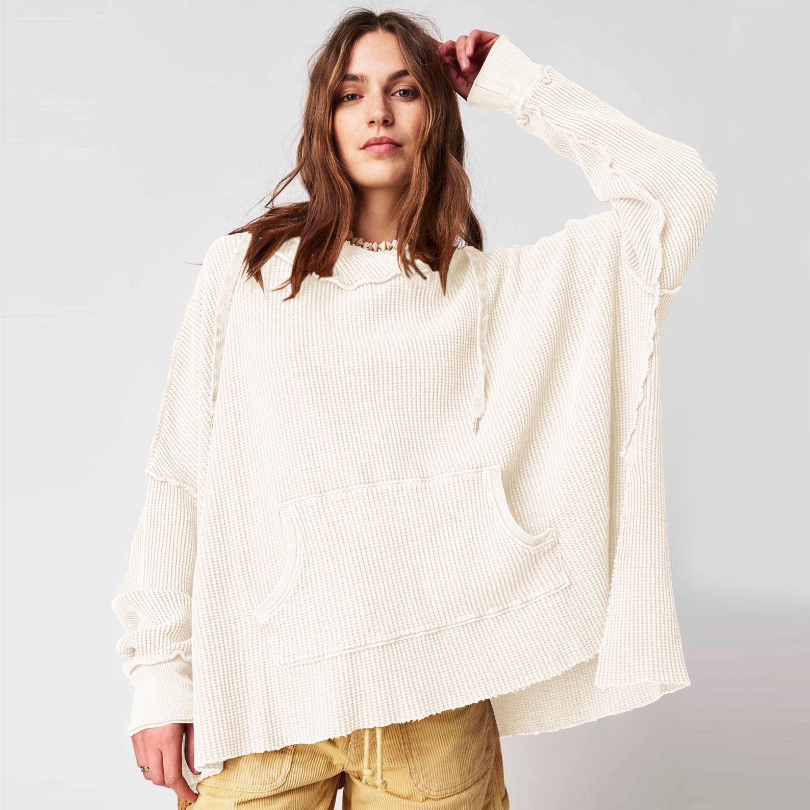 Cozy Oversized Hooded Sweater for Women