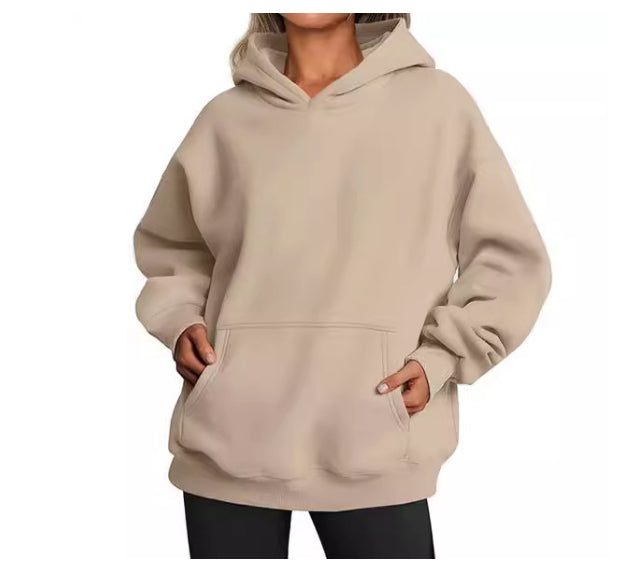 Oversized Hooded Sweatshirt with Pockets