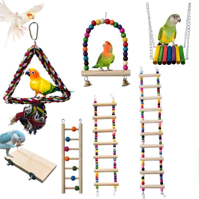 Parrot Swing & Climbing Ladder Set