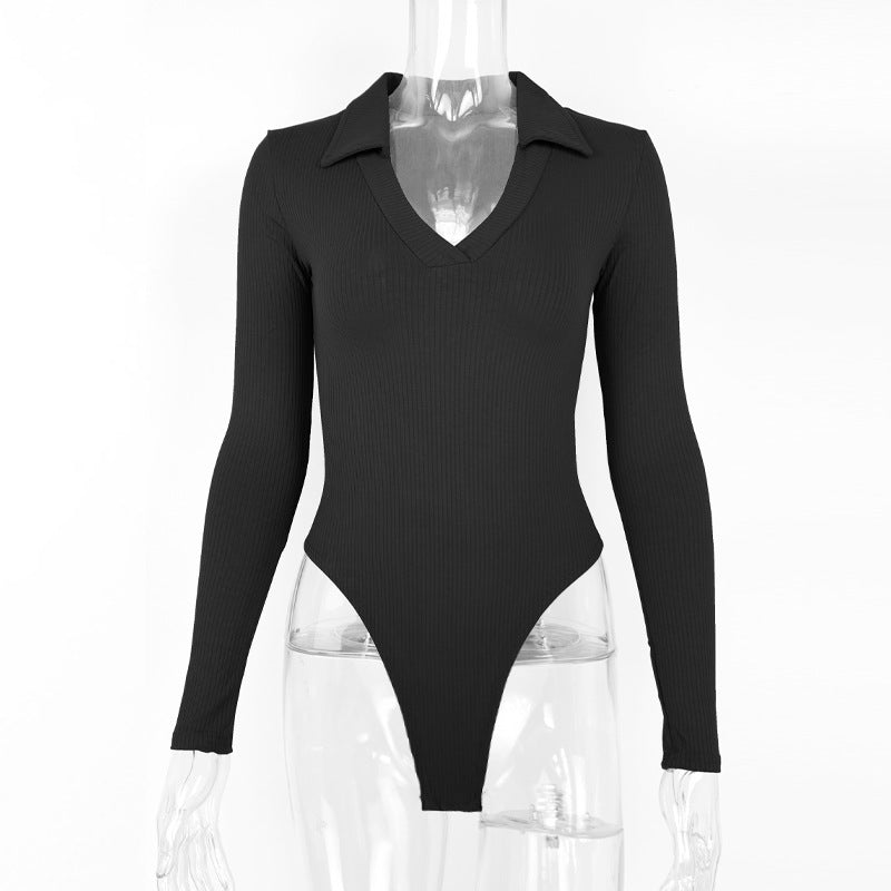 Women's Sexy Slim-Fit Long-Sleeve Jumpsuit