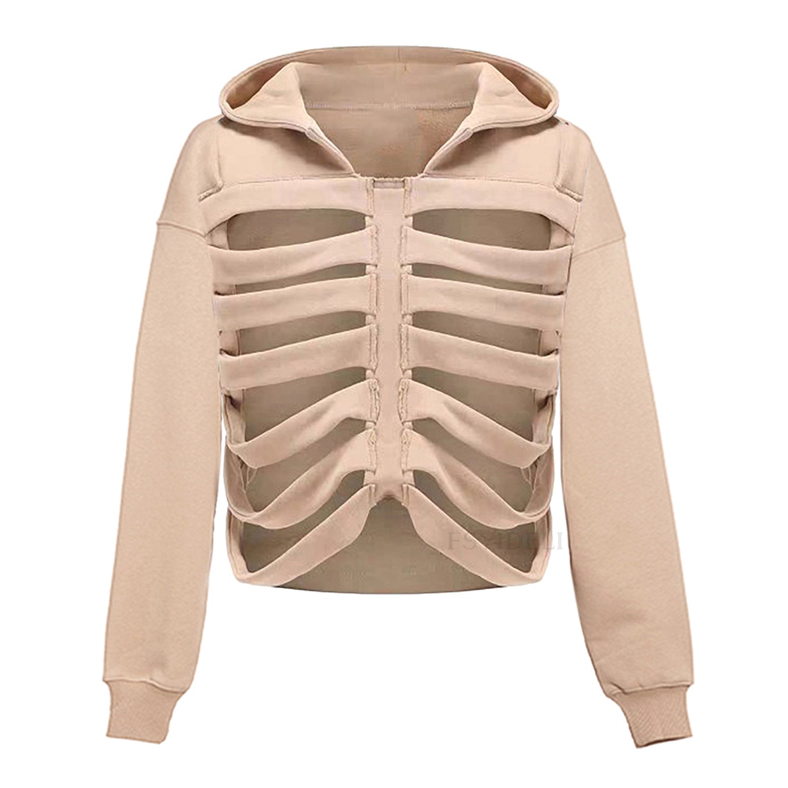 Trendy Skull Print Hooded Sweatshirt & Streetwear Pullover