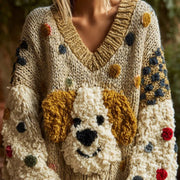 Long-sleeved Sweater for Women in Autumn and Winter Soft and Cozy