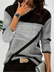 Trendy 3D Digital Print Casual Long Sleeve T-Shirt