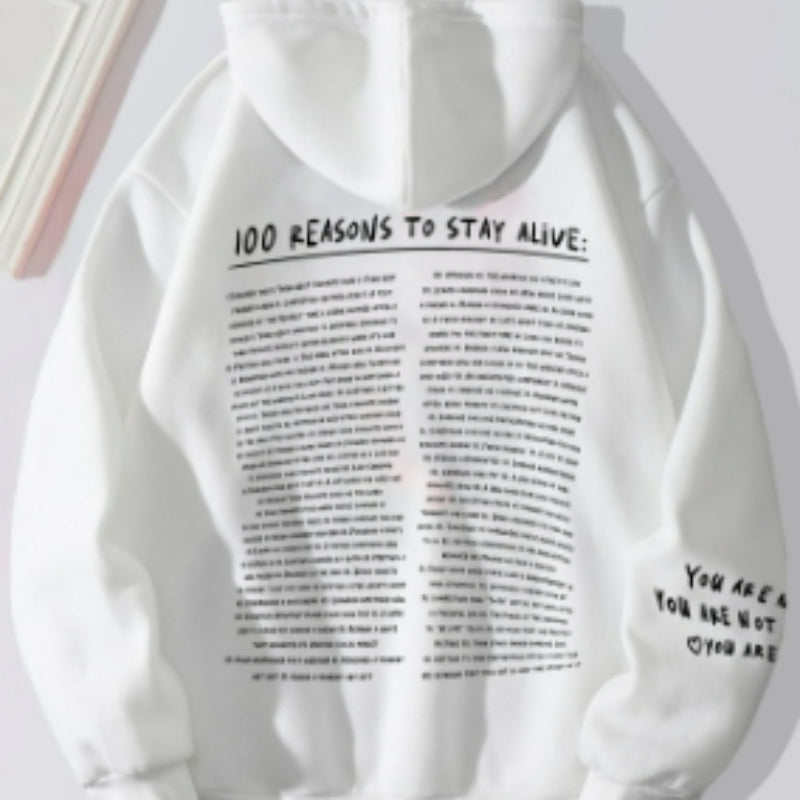 Men's Fleece-Lined Oversized Hooded Sweatshirt