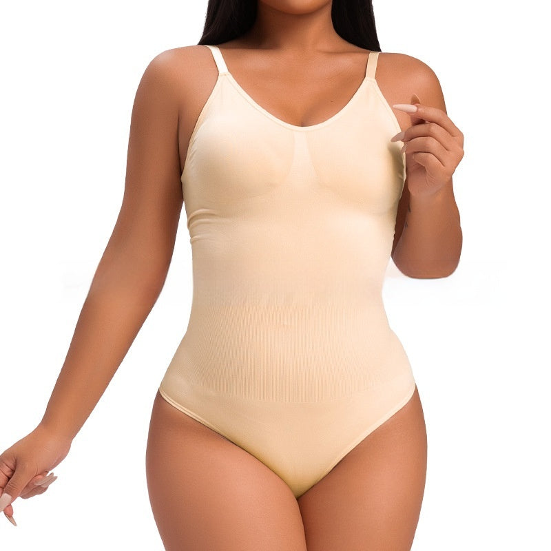 Seamless T-Back Bodybuilding Jumpsuit & Shapewear