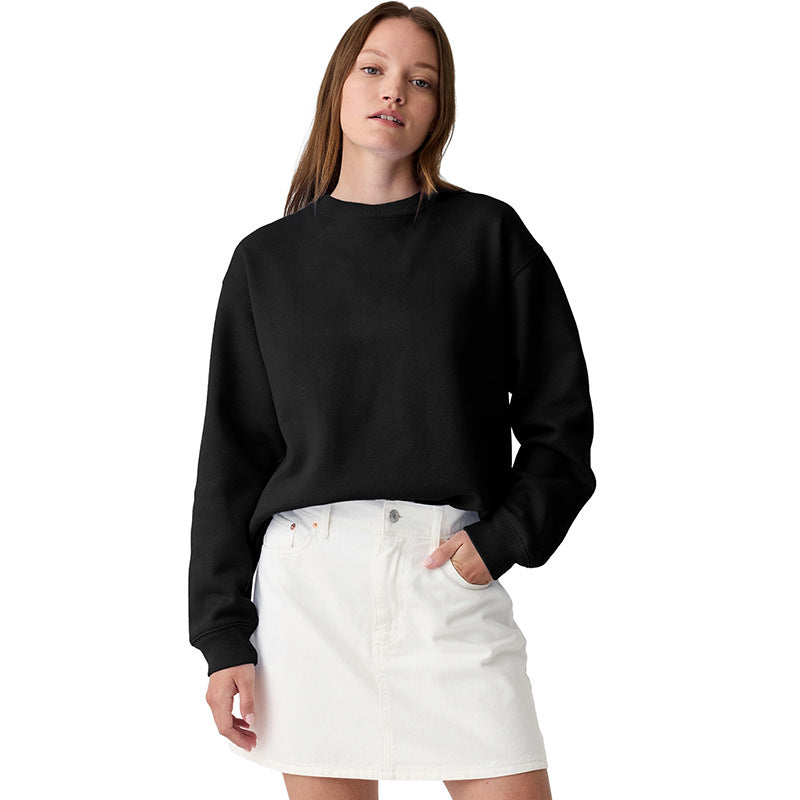 Women's Minimalist Solid Pullover Casual Sweater