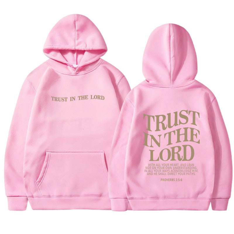 Letter Print Casual Long Sleeve Sports Hoodie