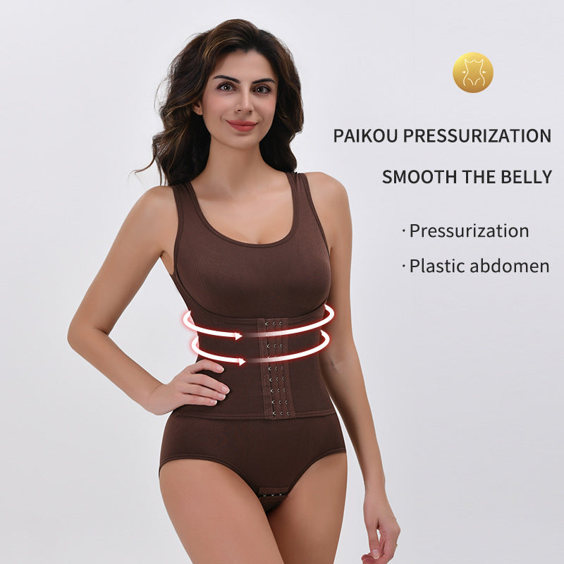 Women's Body Shaping Clothes Waist Slimming And Belly Contracting Hip Lifting Large Size