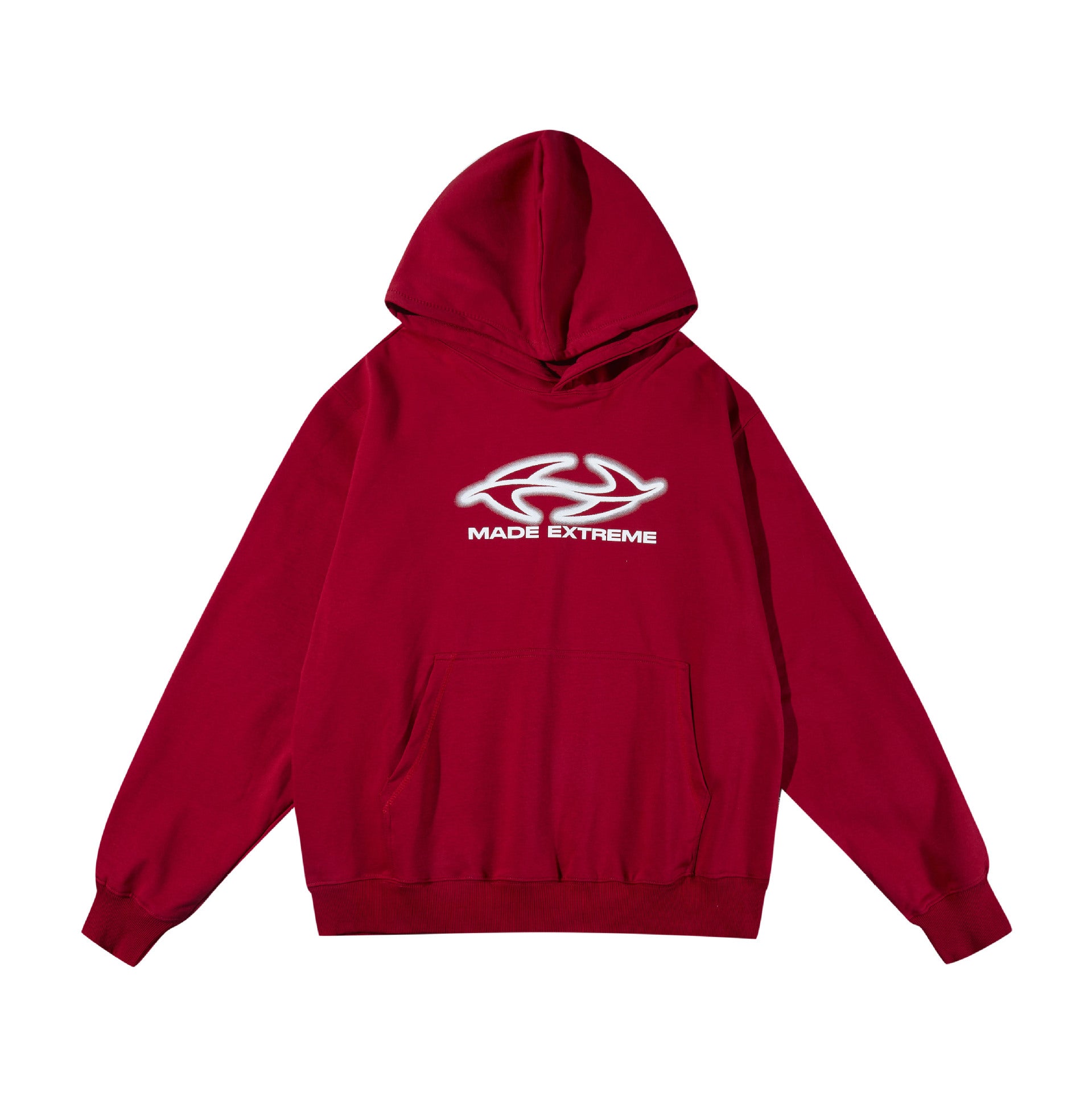 Oversized Graphic Letter Printed Hoodie for Women