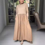 Womens Fashion Long-sleeve Dress