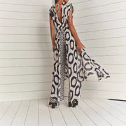 Temperament Twinset Backless Lace-up Straight-leg Pants Women's Suit