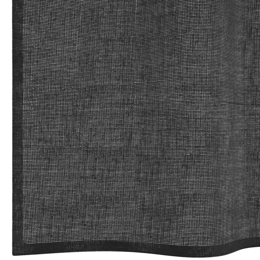 Voile Curtains with Eyelets, 2 Pcs.