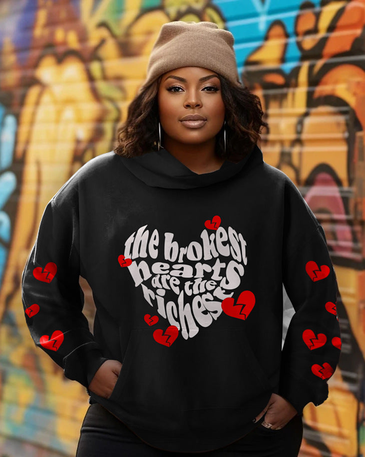 Women's Casual Printed Autumn Winter Hoodie