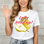 Vintage Pear Graphic Tee for Women