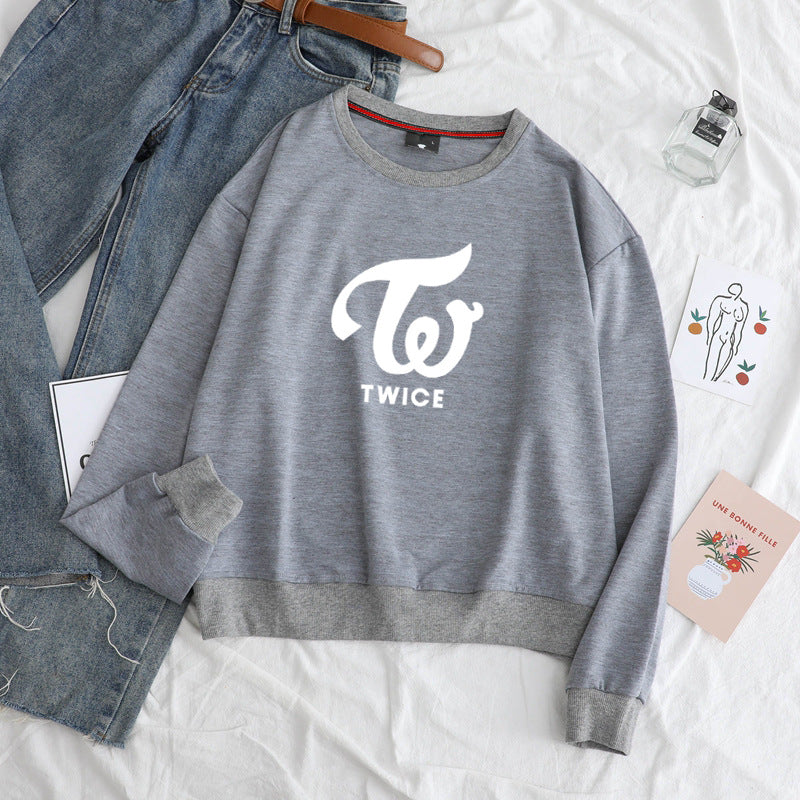 Casual Long-Sleeve Printed Women's Pullover Sweater