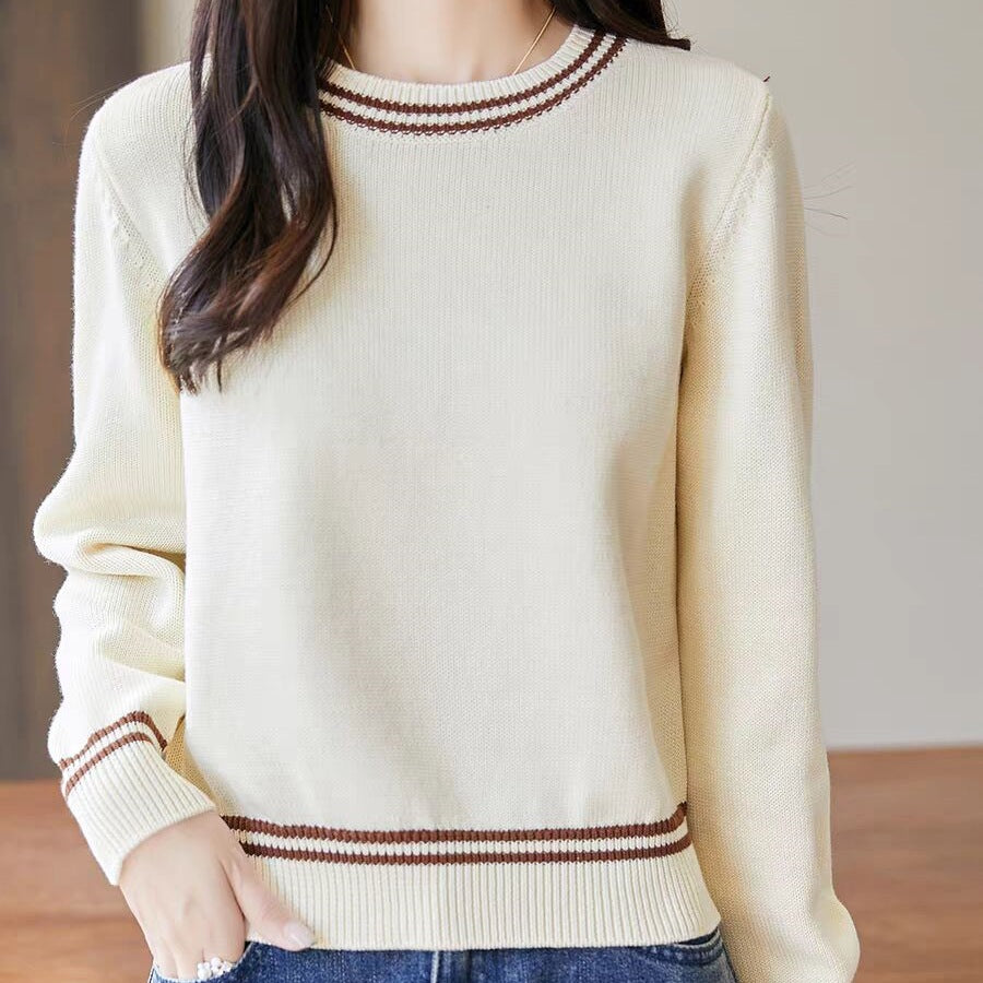 Knit Women's Round-neck Sweater