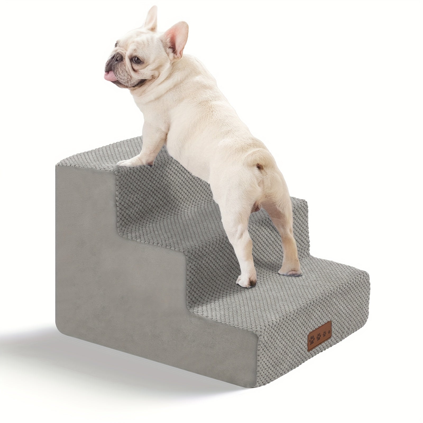 2, 3, 4, 5 Step Dog Stairs - Non-slip, Washable, Pet Stairs For Small/medium/large Dogs