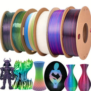 6‑Piece PLA 3D Printer Filament Bundle – 250 g Each, 1.75 mm, Assorted Colors, Total 1.5 kg
