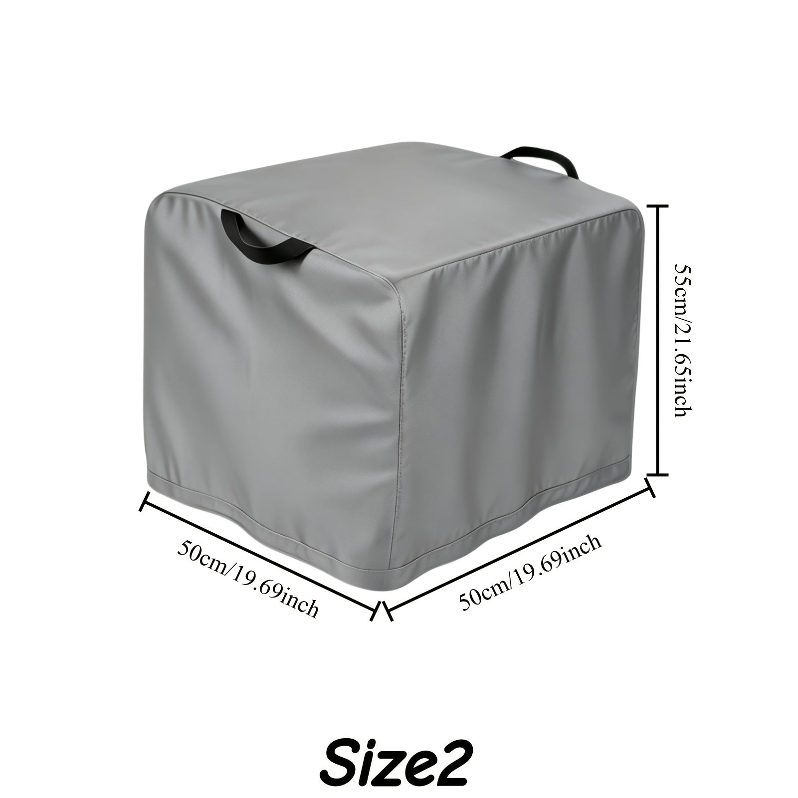 3D Printer Protective Cover – 300D Oxford Fabric, Black/Grey/Silvery, Three Size Options