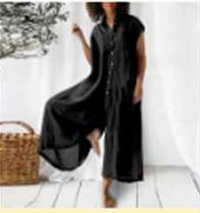 Chic Solid Short-Sleeve Shirt & Pants Set