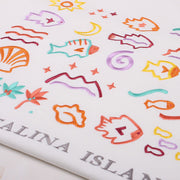 Cozy Fish Embroidered Loose Long Sleeve Sweater