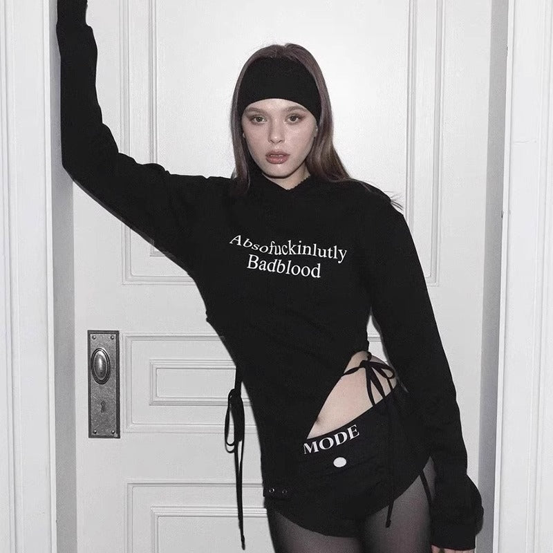Chic Loose-Fit Letter Knit One-Piece Sweater
