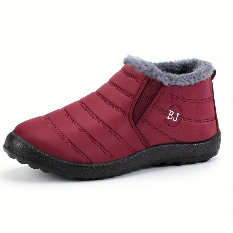 Ultra‑Warm Unisex Winter Boots – Non‑Slip Thick Sole, Arctic Warmth, Low Heel, Round Toe