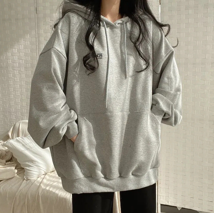 Trendy Fleece-Lined Casual Pullover Top